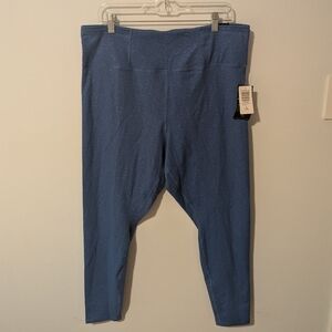 NWT Torrid Blue Everyday Performance Core Full Length Active Legging Size 2X